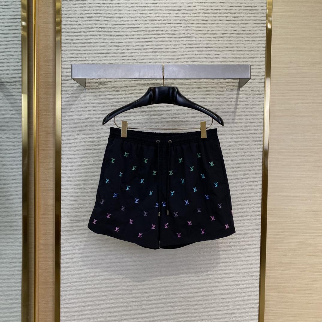 Louis Vuitton LV Blason Gradient Embroidered Swim Shorts   1AGTQT - FashionPlug