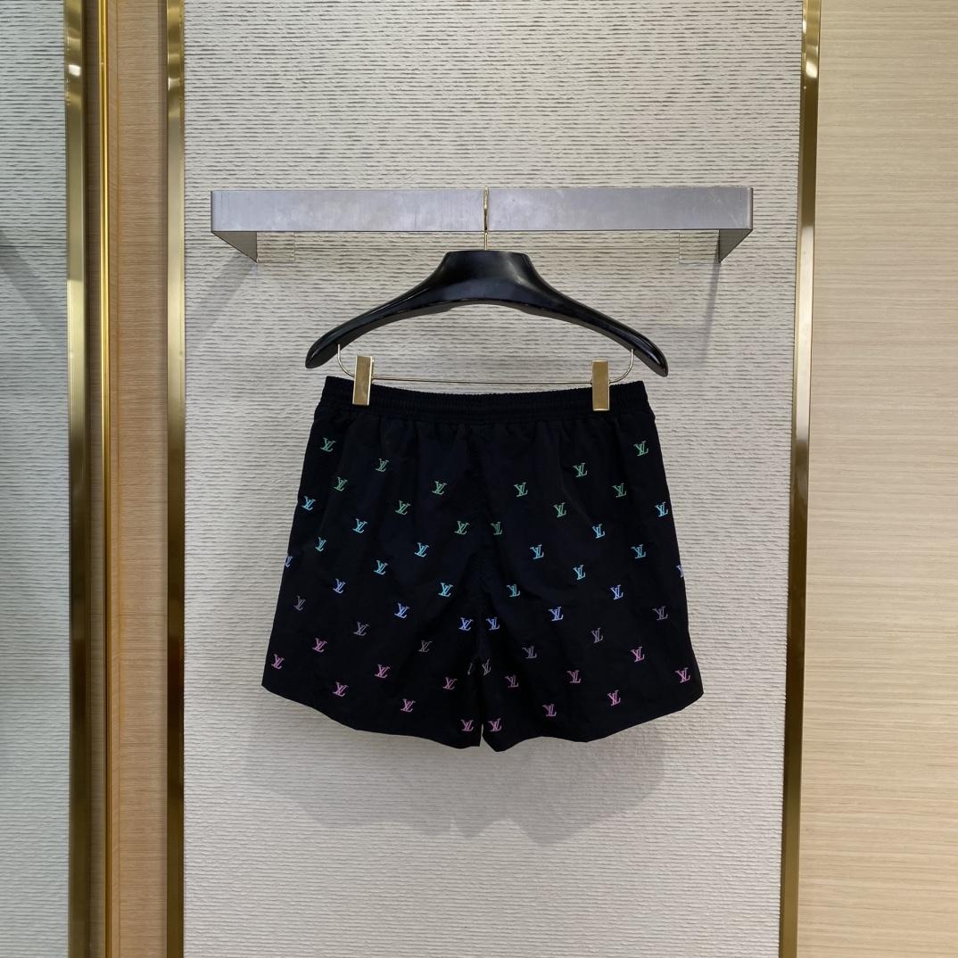 Louis Vuitton LV Blason Gradient Embroidered Swim Shorts   1AGTQT - FashionPlug