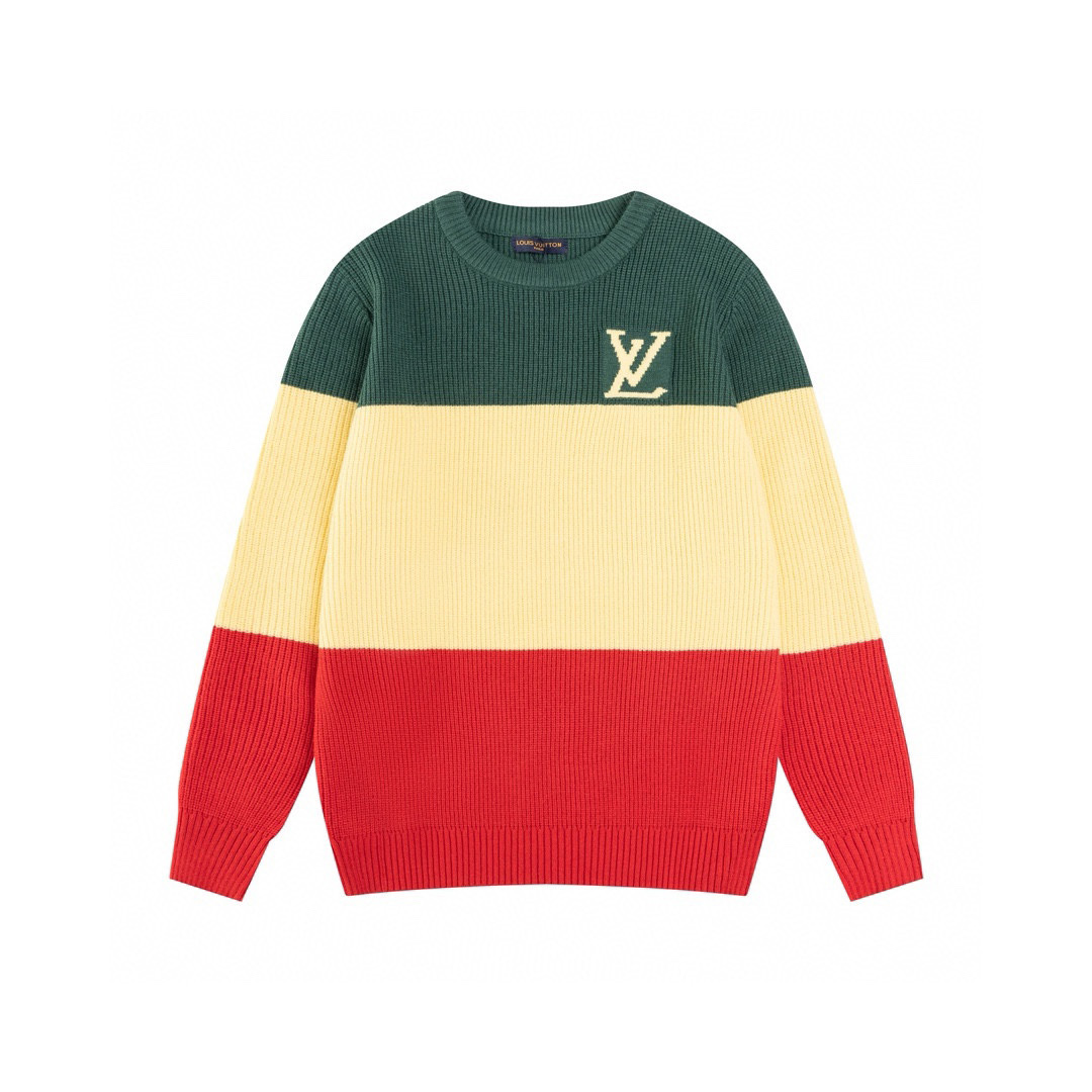 Louis Vuitton Jamaican Stripe Pullover  - FashionPlug