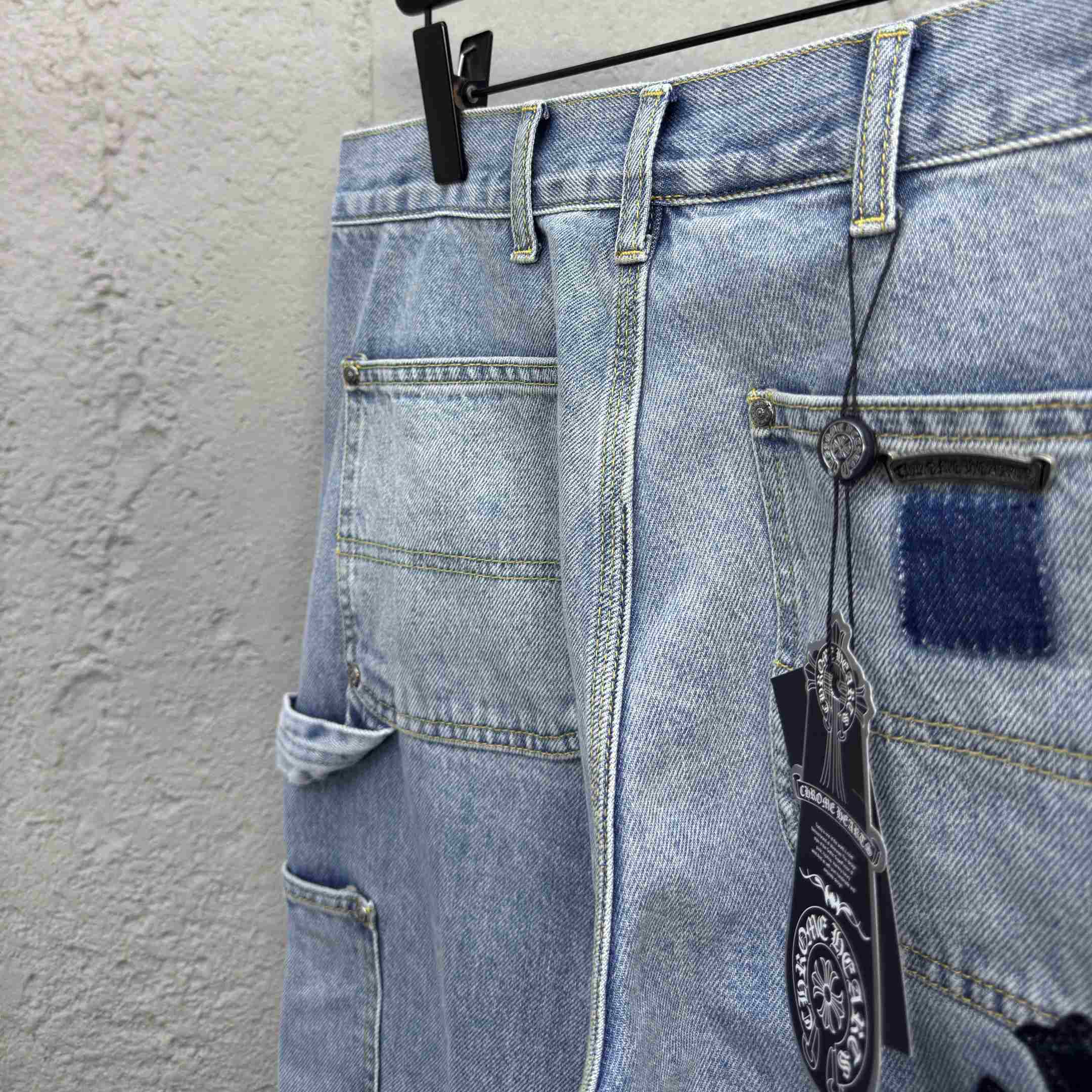 Chrome Hearts Straight-Leg Jean - FashionPlug