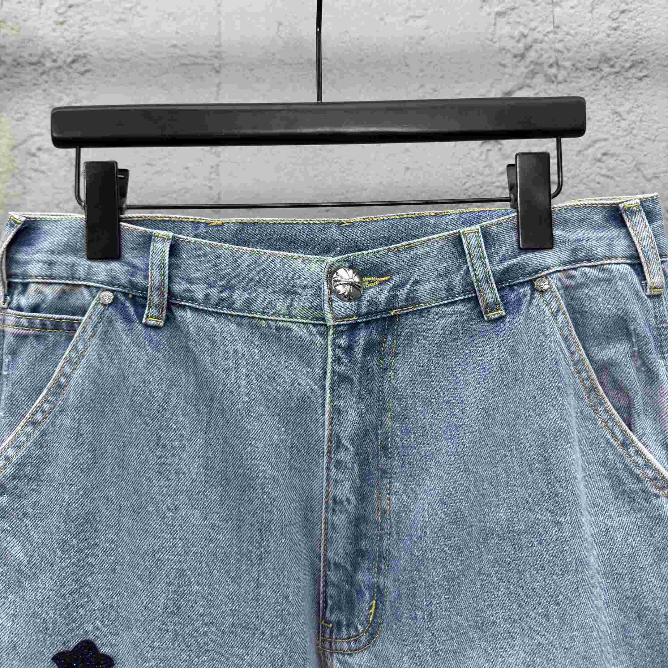Chrome Hearts Straight-Leg Jean - FashionPlug