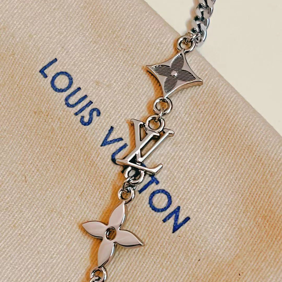 Louis Vuitton Monogram Row Bracelet  M1407A - FashionPlug