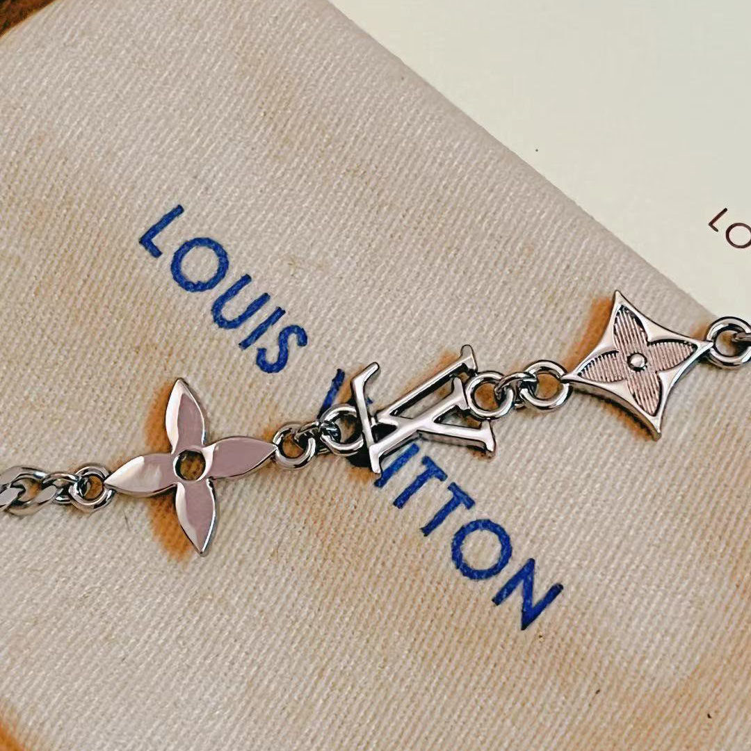 Louis Vuitton Monogram Row Bracelet  M1407A - FashionPlug