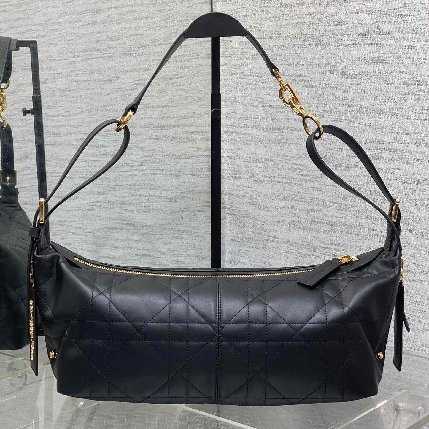 Dior Medium D-Journey Bag in Shiny Goatskin  - FashionPlug