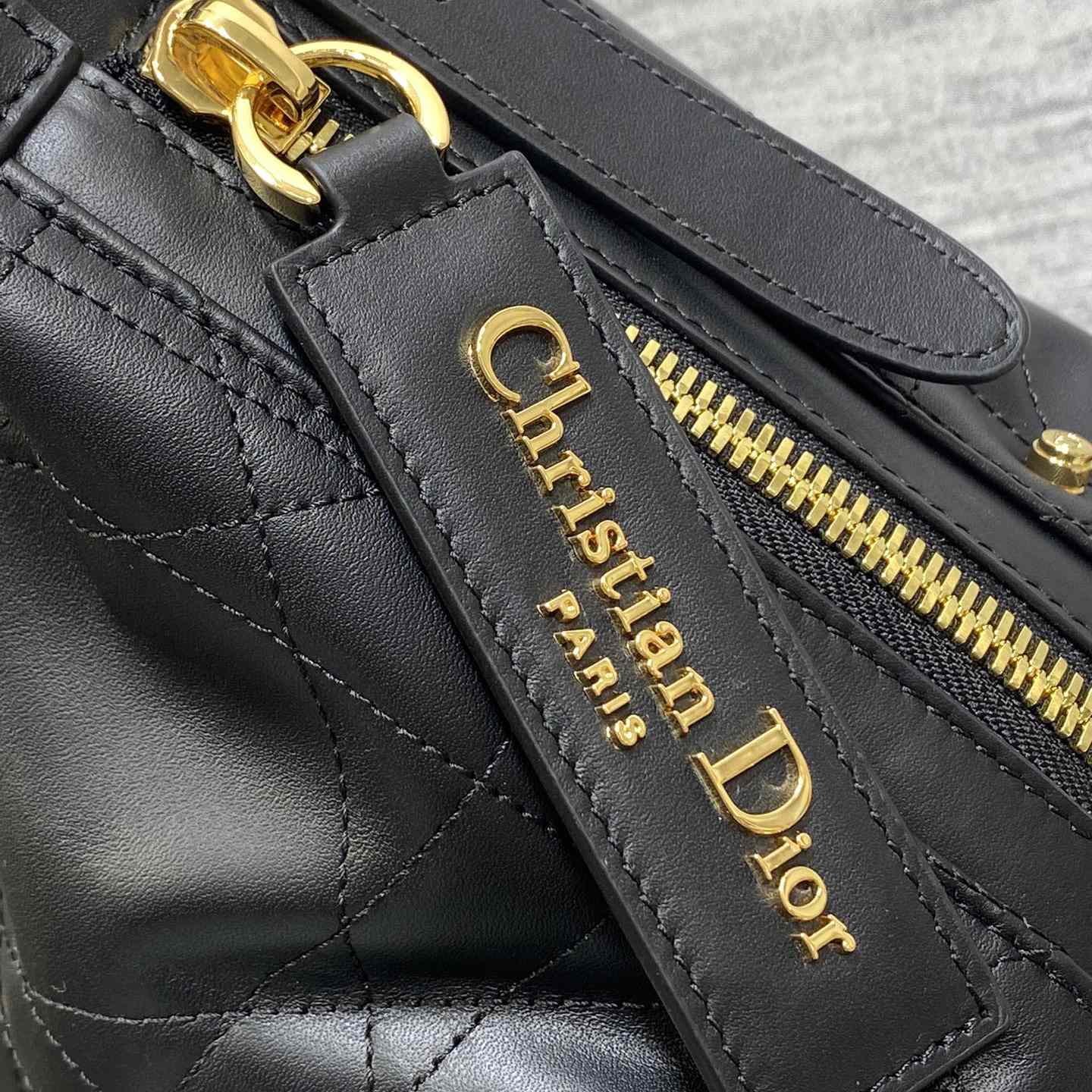 Dior Medium D-Journey Bag in Shiny Goatskin  - FashionPlug