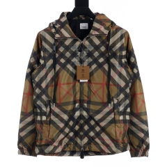 Burberry Check Nylon Jacket  - FashionPlug