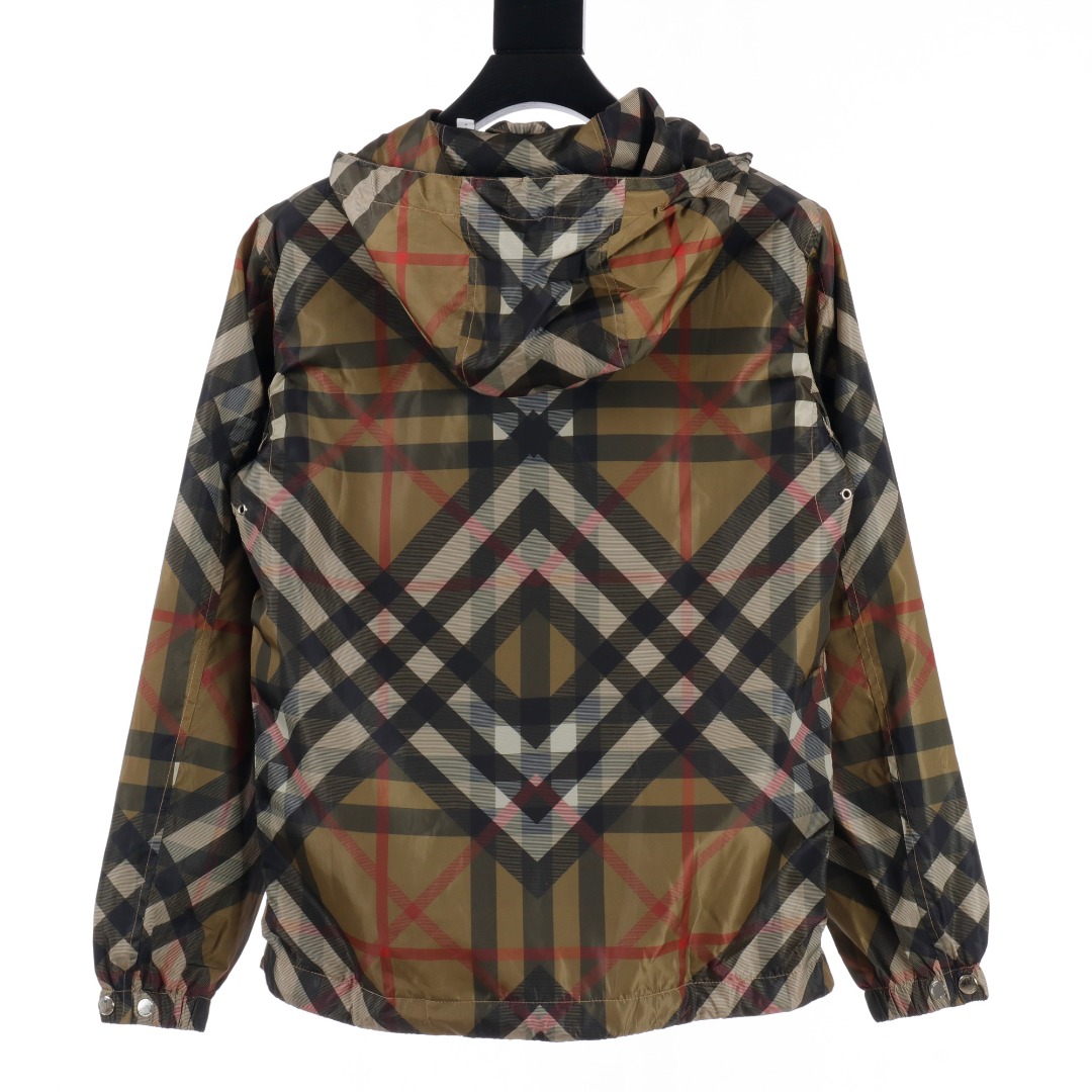 Burberry Check Nylon Jacket  - FashionPlug