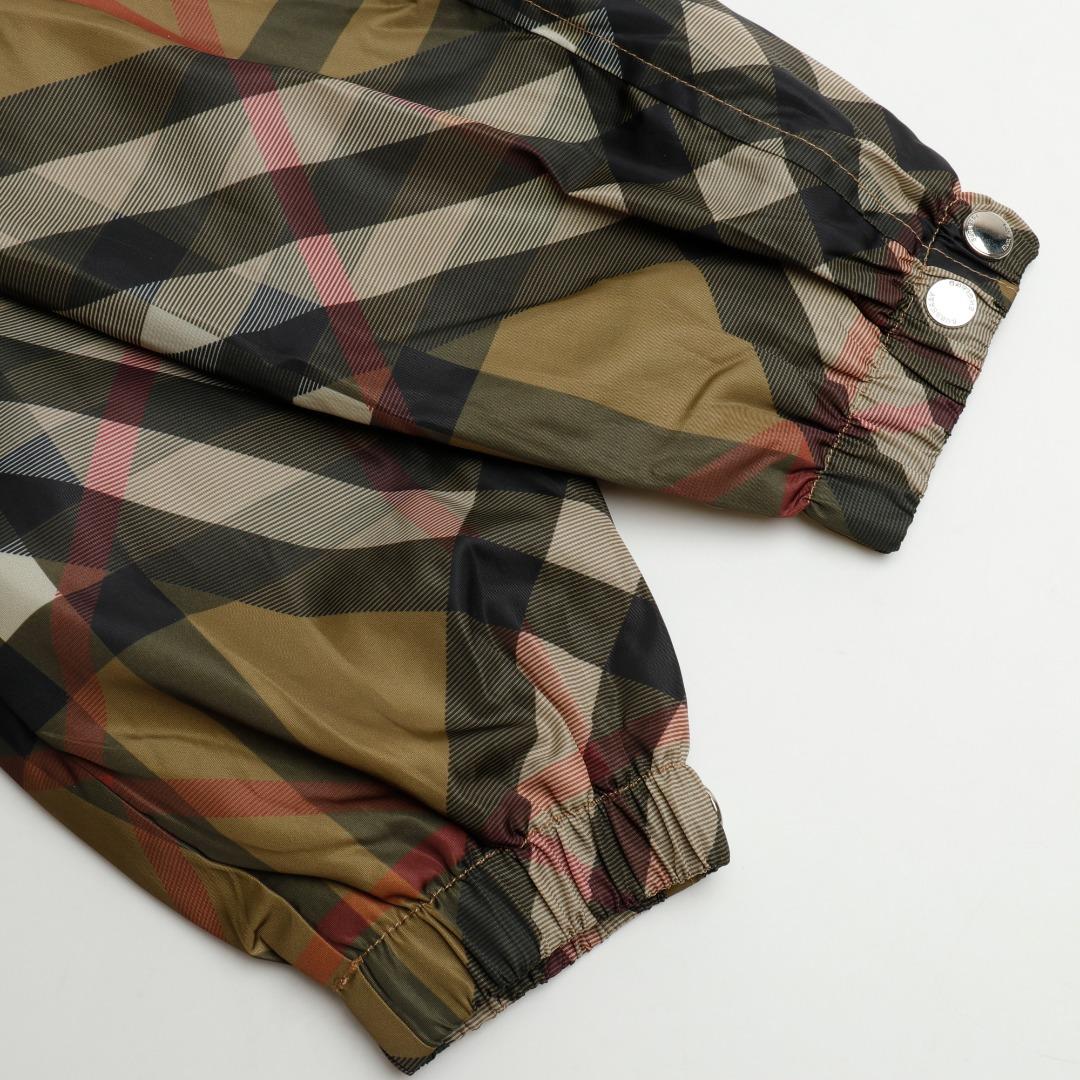 Burberry Check Nylon Jacket  - FashionPlug