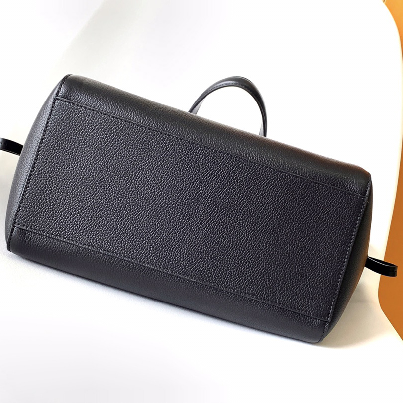 Fendi Origami Medium Black Leather Bag  - FashionPlug