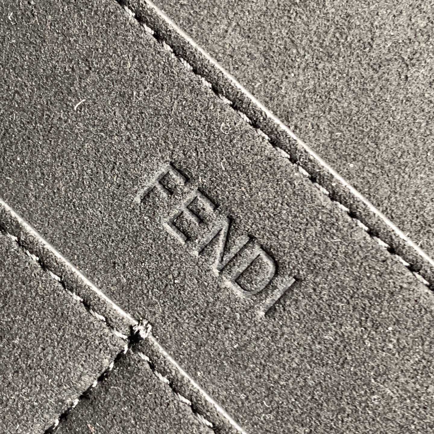 Fendi Origami Medium Black Leather Bag  - FashionPlug