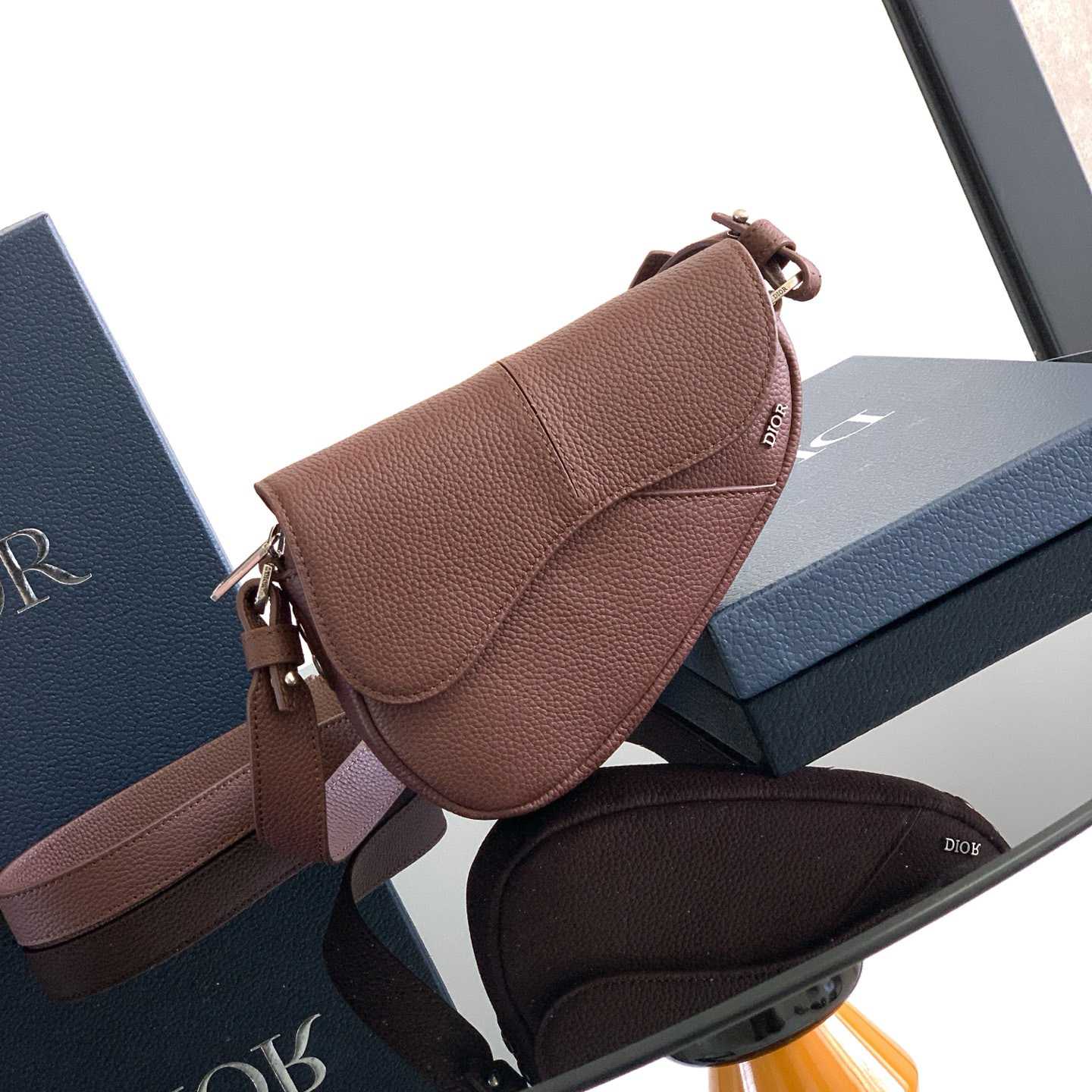 Dior Mini Saddle Bag  - FashionPlug