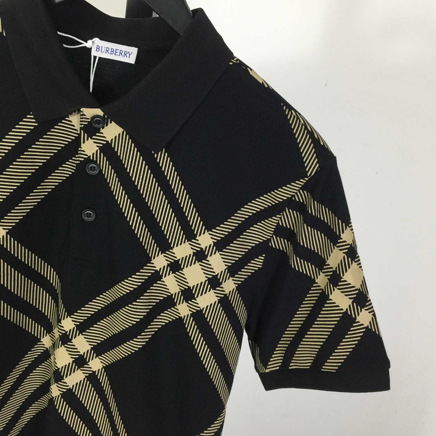 Cotton Check Polo Shirt - FashionPlug