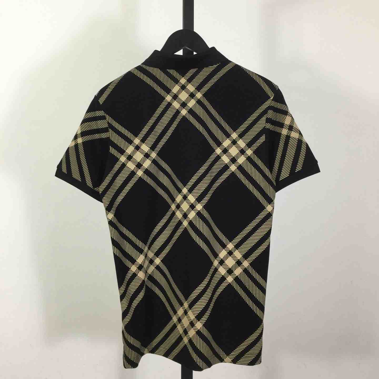 Cotton Check Polo Shirt - FashionPlug