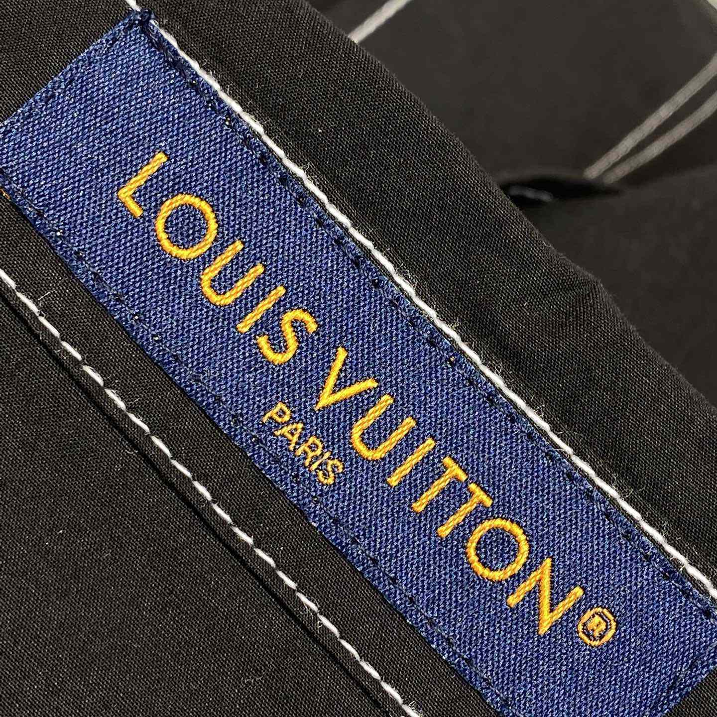 Louis Vuitton Embroidered Short-Sleeved Cotton Shirt   1AFWTV - FashionPlug