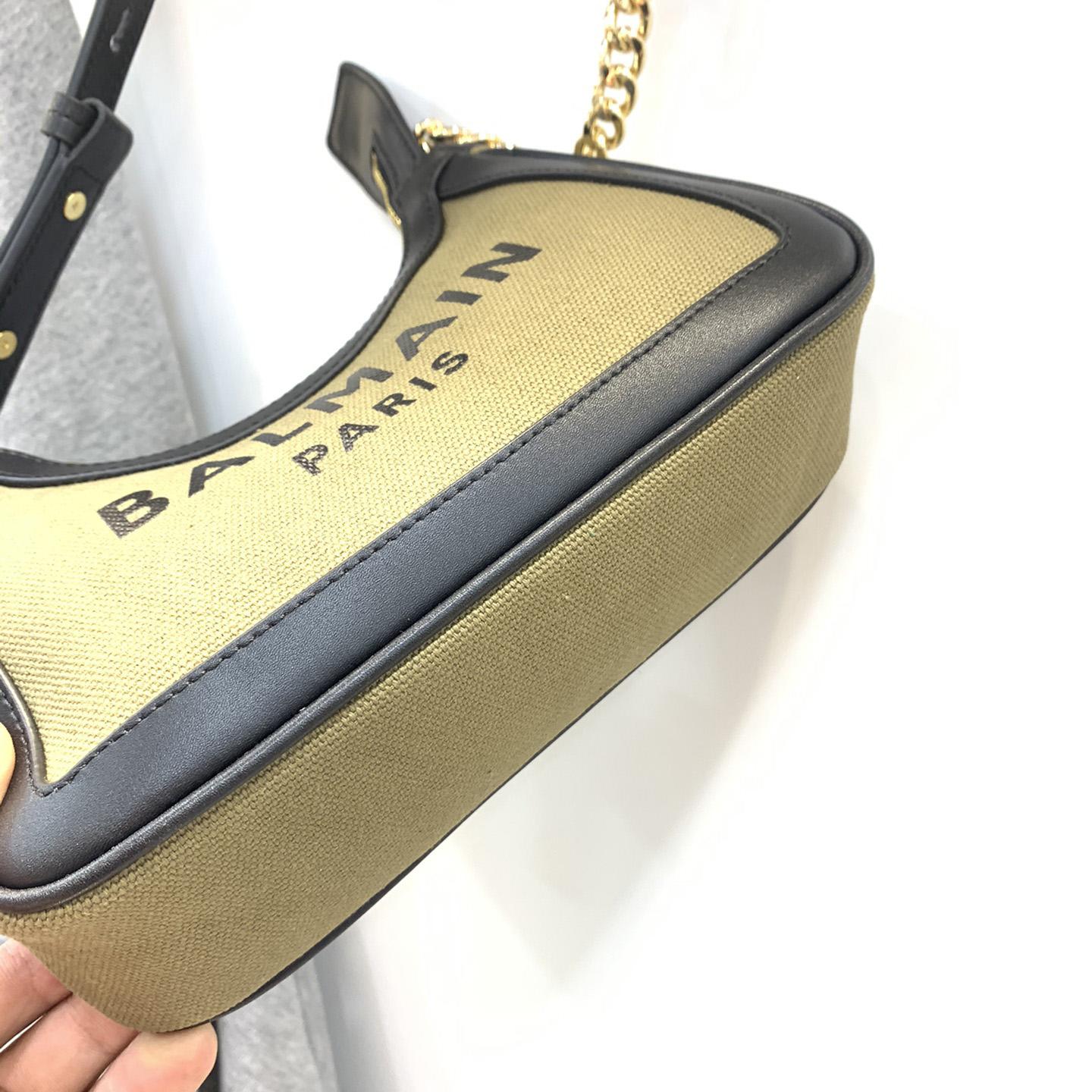 Balmain Small logo-print Shoulder Bag (23.5-16-7Cm) - FashionPlug