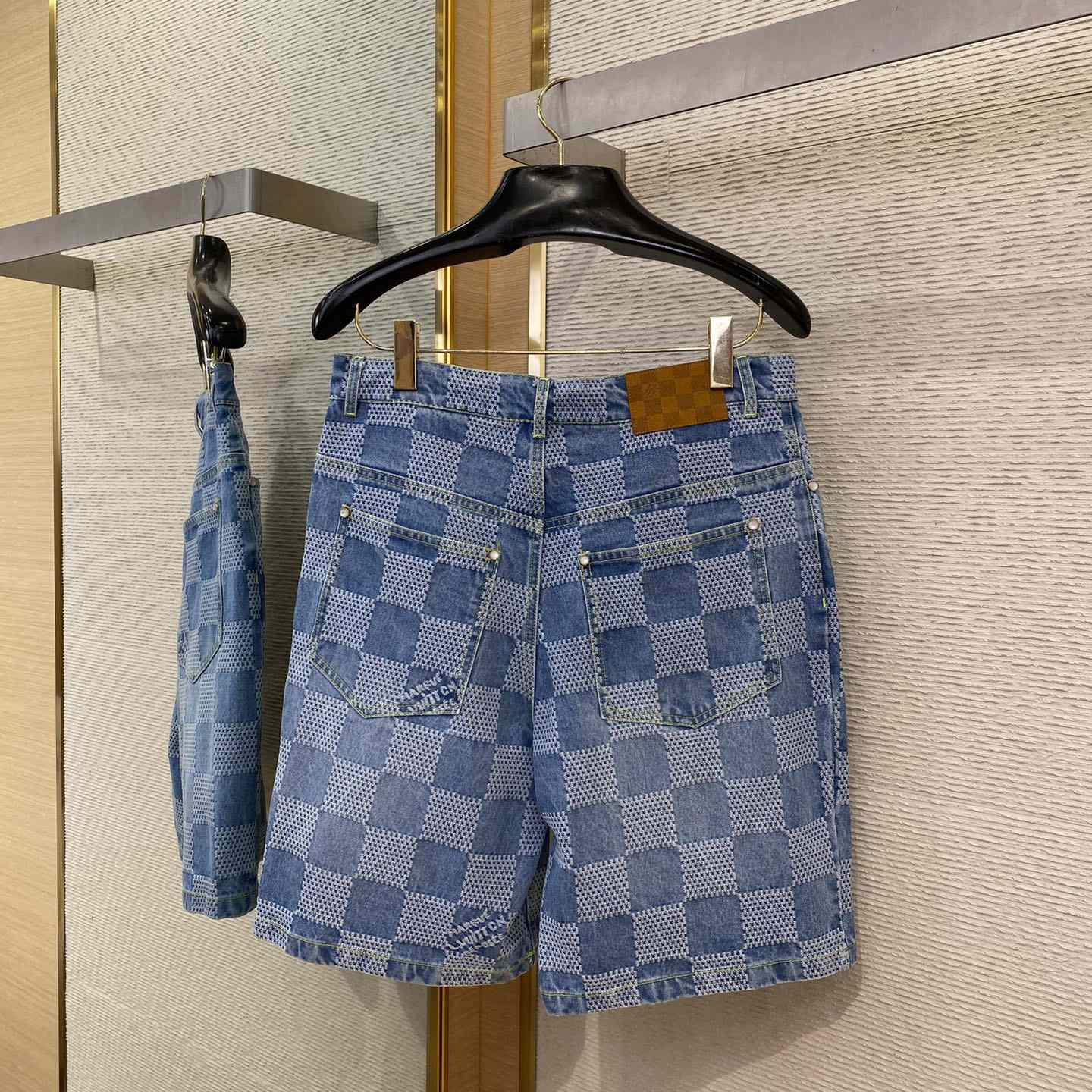 Louis Vuitton Damier Denim Short - FashionPlug
