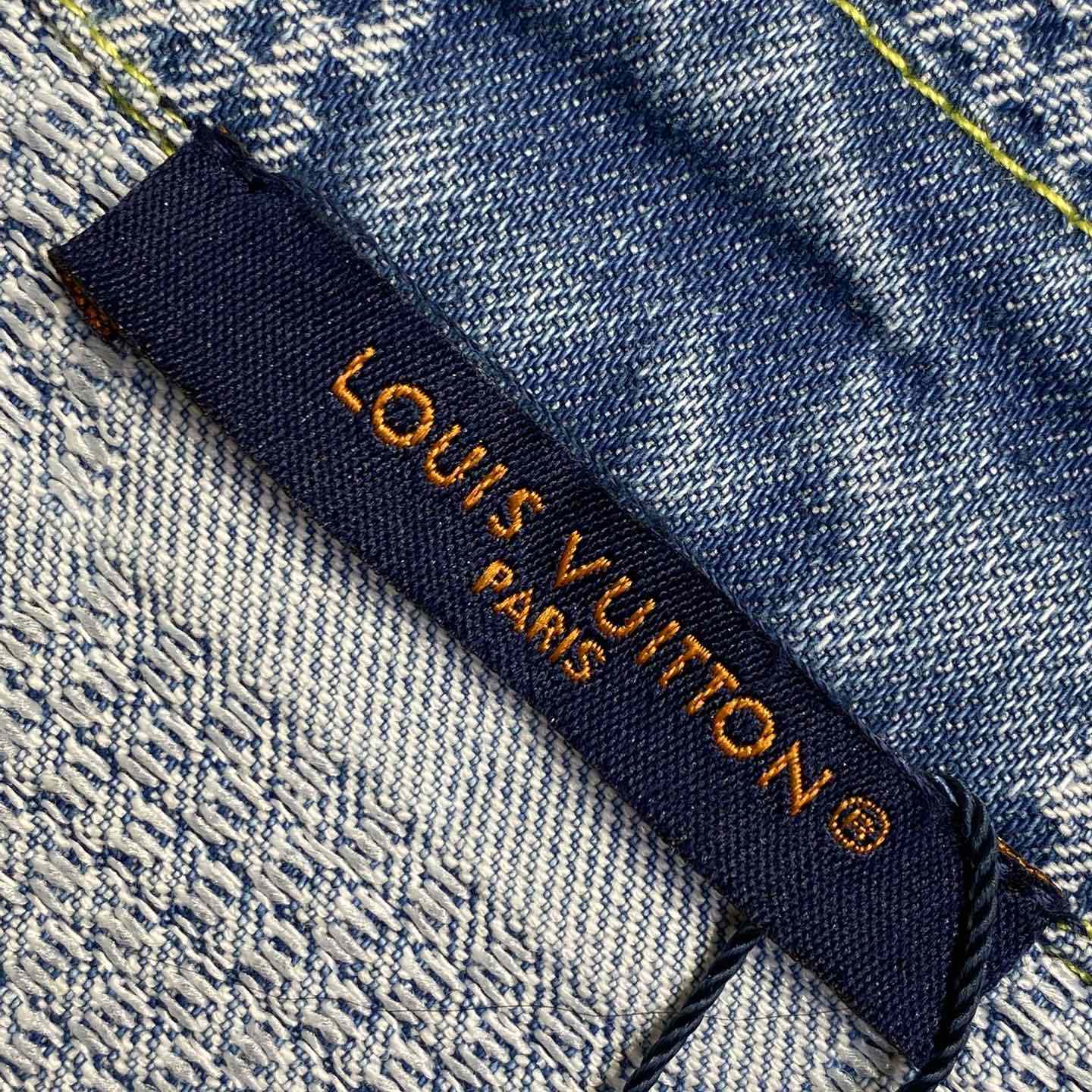 Louis Vuitton Damier Denim Short - FashionPlug