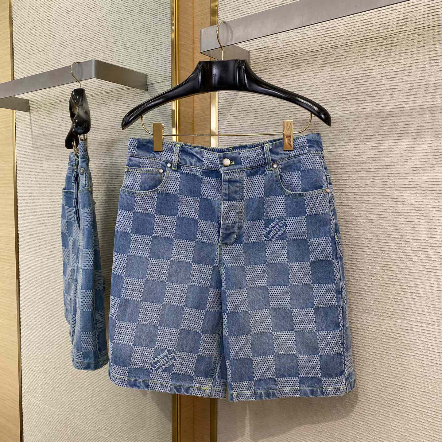 Louis Vuitton Damier Denim Short - FashionPlug