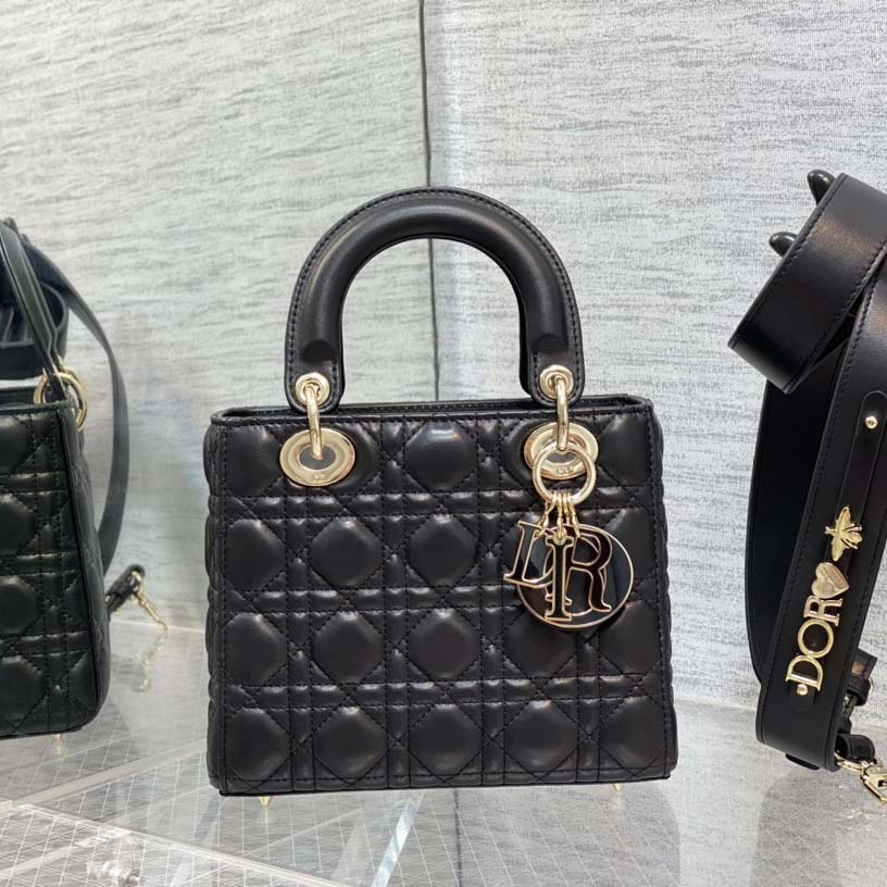Dior Lady Dior Bag    20cm - FashionPlug