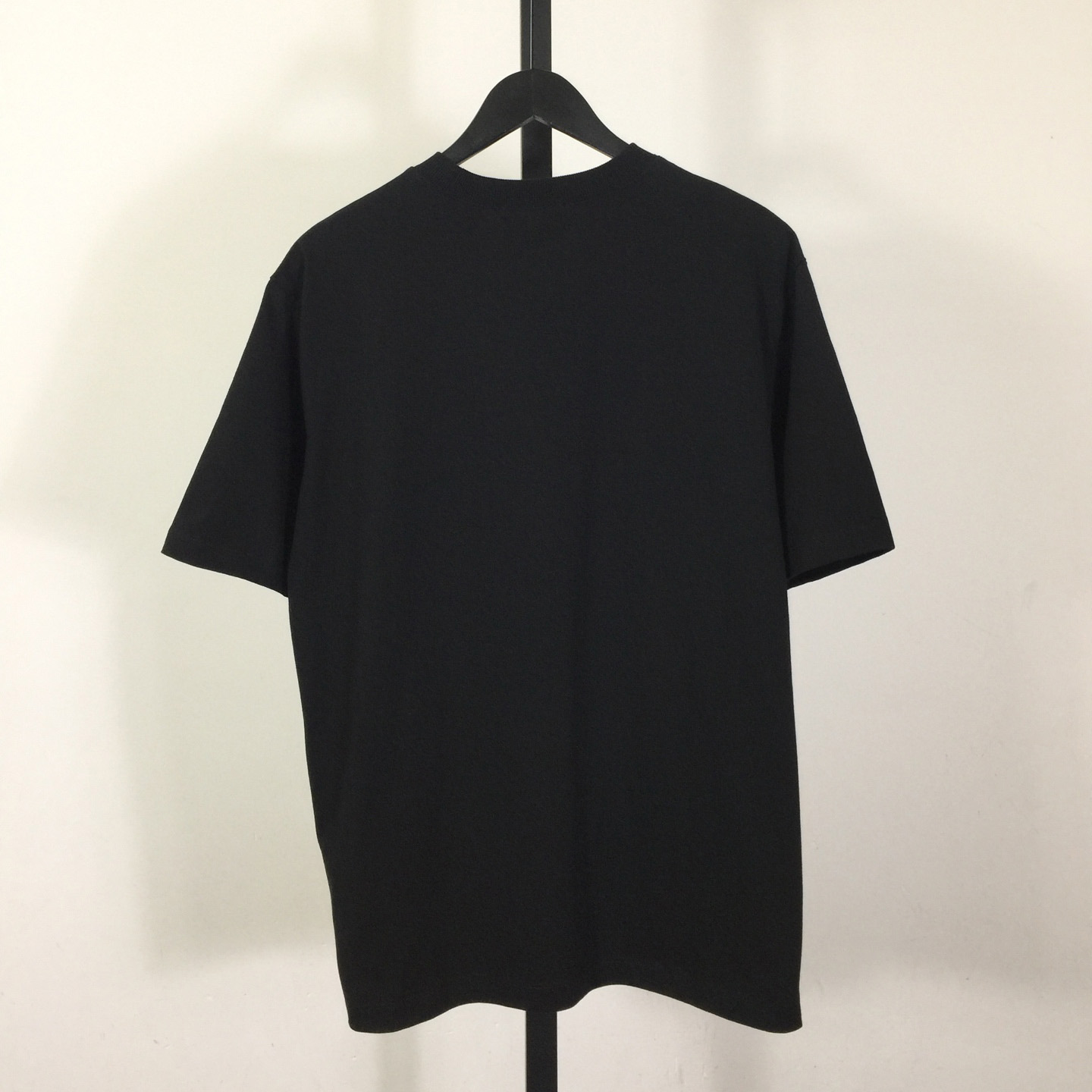 Stone Island Black 2100237 Organic Cotton Jersey 'Fissato' Effect - FashionPlug