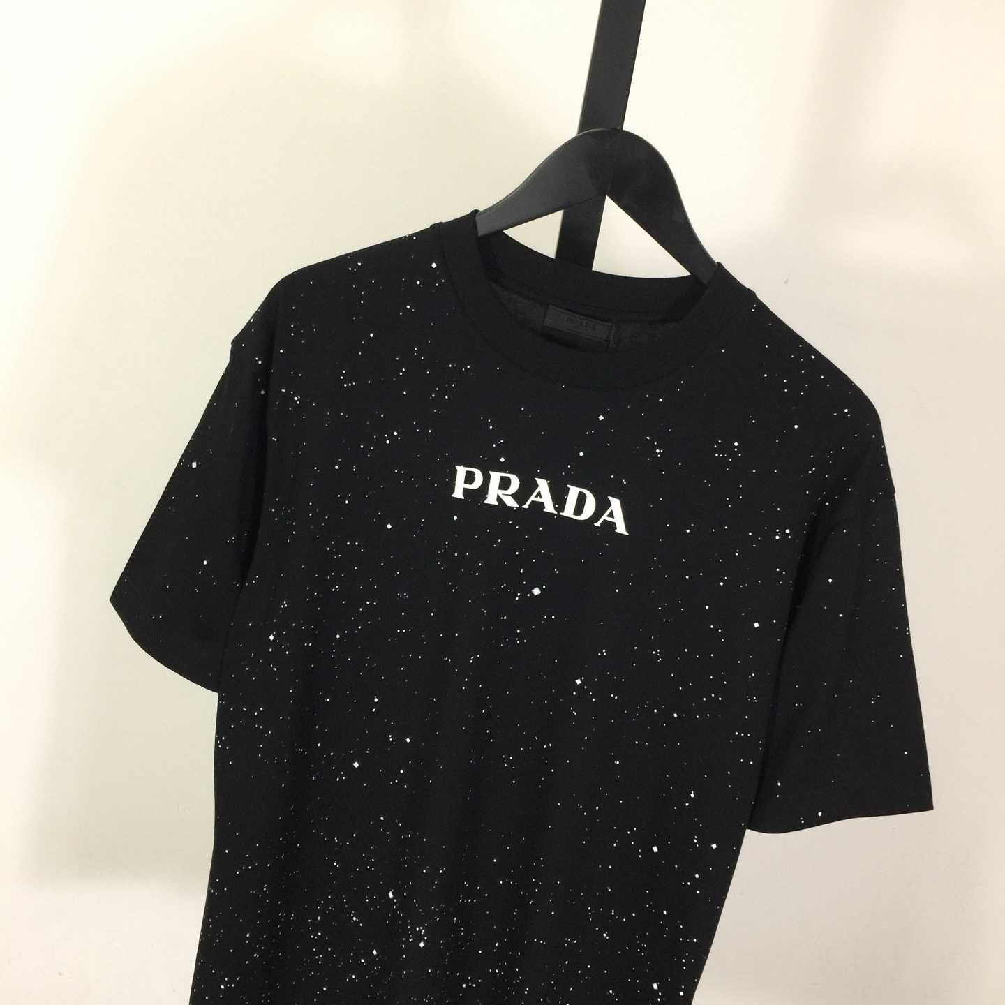 Prada Logo Cotton T-shirt - FashionPlug