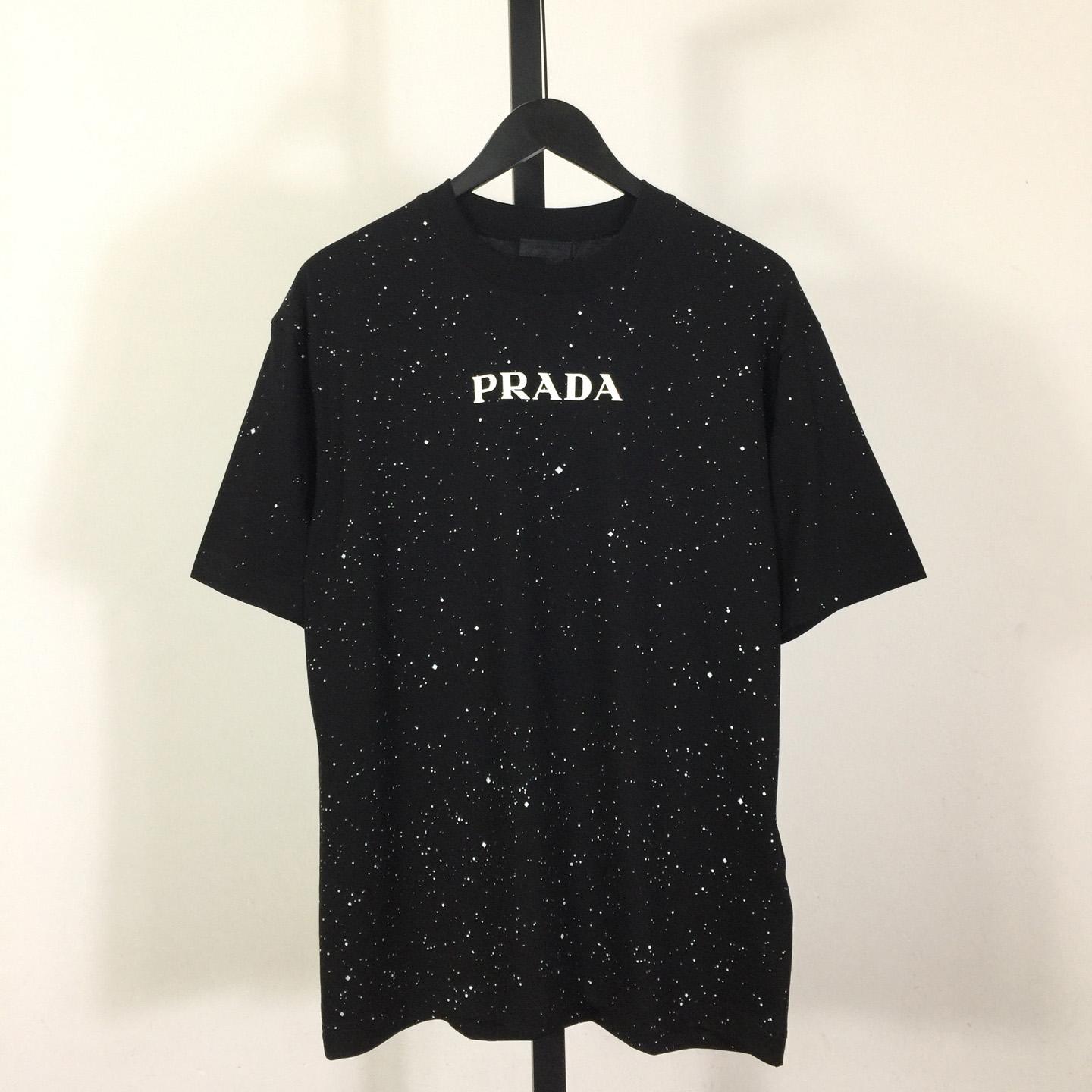 Prada Logo Cotton T-shirt - FashionPlug