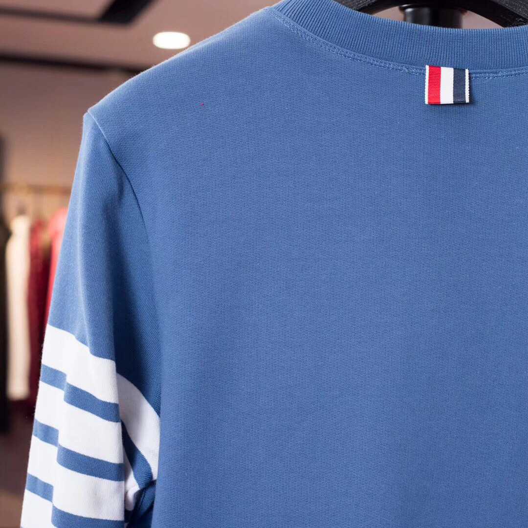 Thom Browne Stripe Sleeve Sweatshirt    TB22 - FashionPlug
