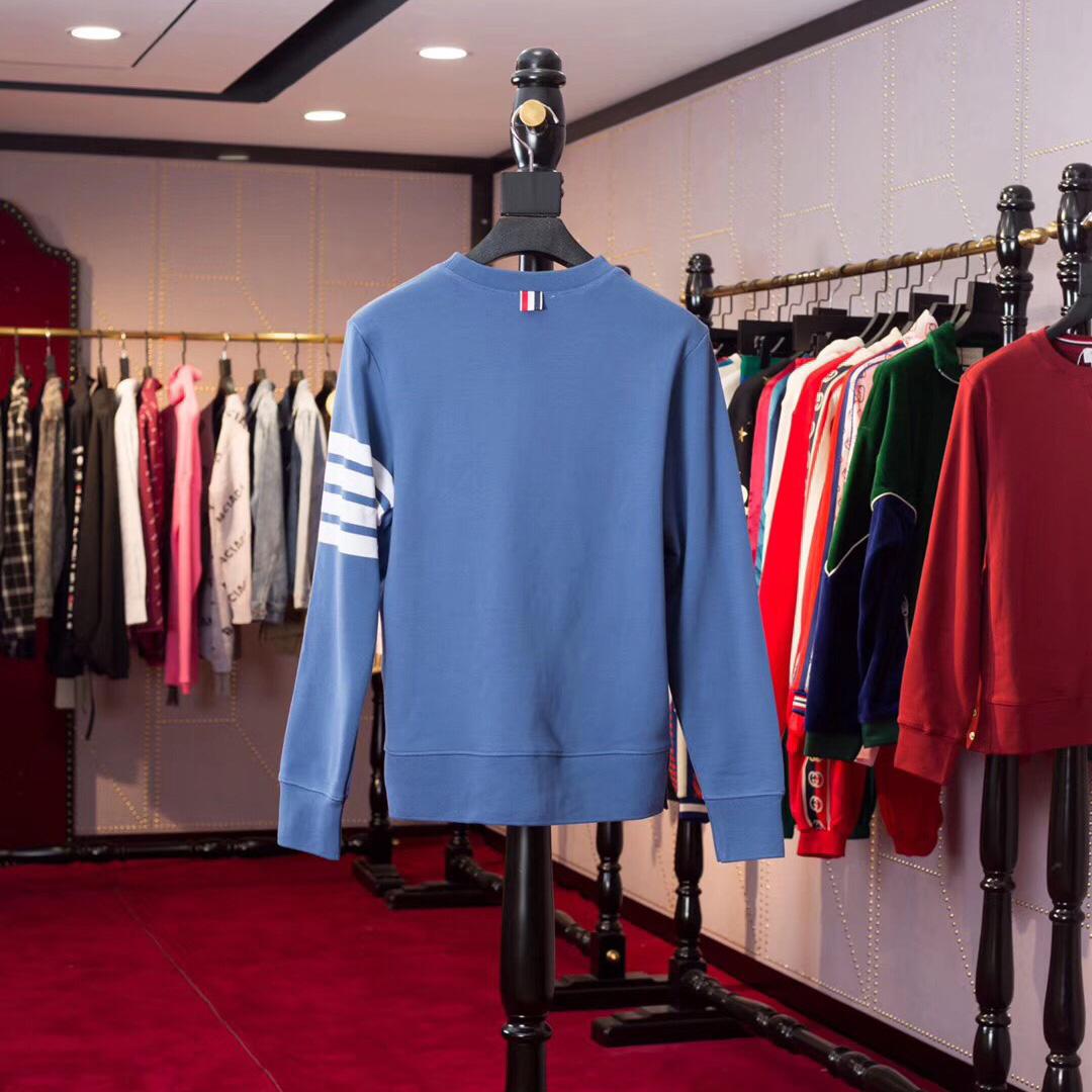 Thom Browne Stripe Sleeve Sweatshirt    TB22 - FashionPlug