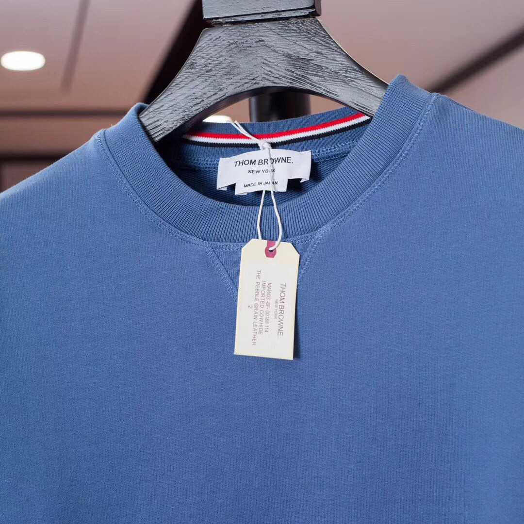 Thom Browne Stripe Sleeve Sweatshirt    TB22 - FashionPlug