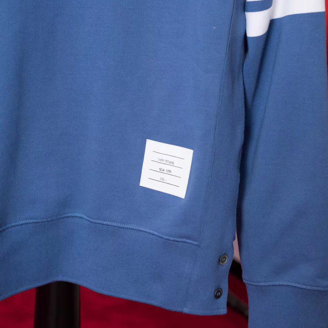 Thom Browne Stripe Sleeve Sweatshirt    TB22 - FashionPlug