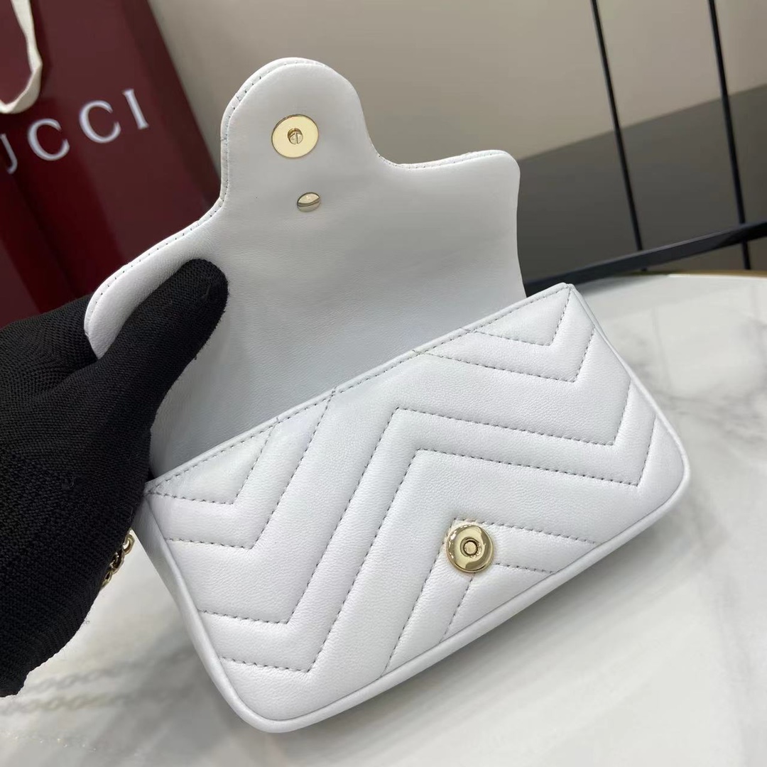 Gucci GG Marmont Mini Shoulder Bag - FashionPlug