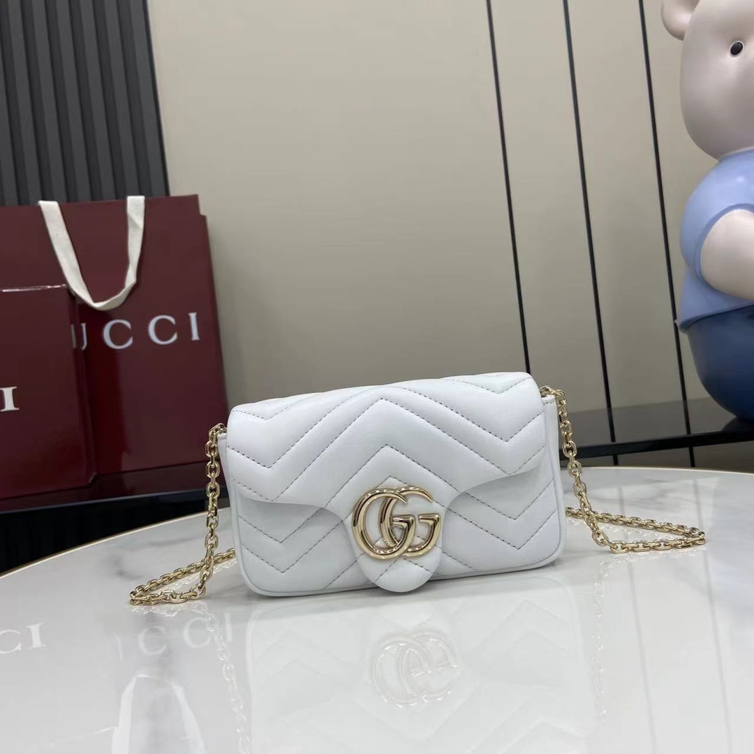 Gucci GG Marmont Mini Shoulder Bag - FashionPlug