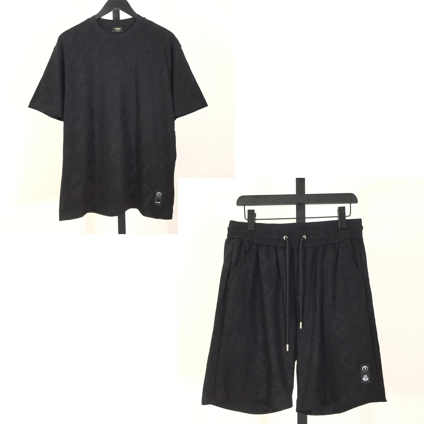 Fendi FF Logo Tee And Short - FashionPlug