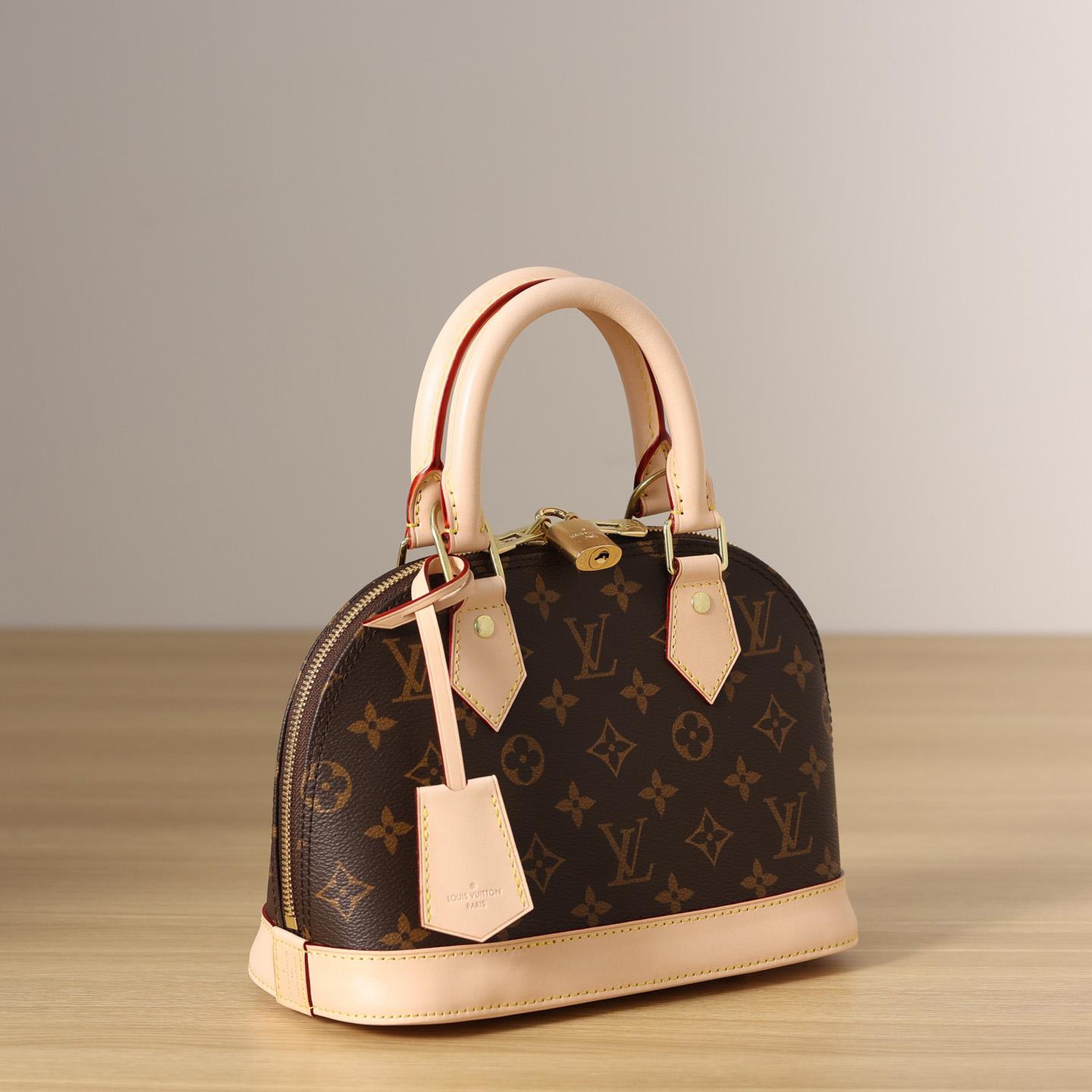 Louis Vuitton Alma BB Handbag (23.5-17.5-11.5cm)     M53152 - FashionPlug