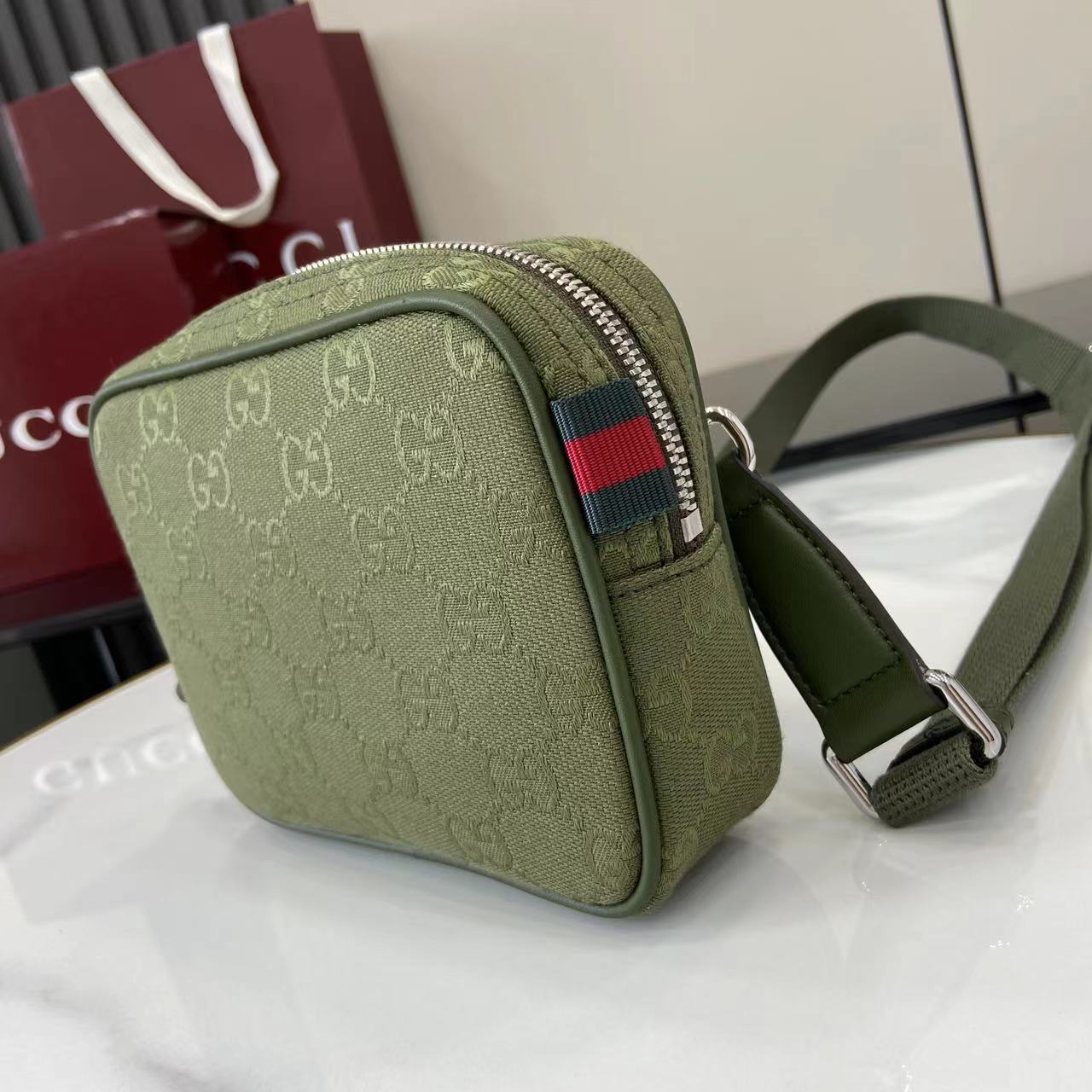 Gucci GG Canvas Mini Bag - FashionPlug