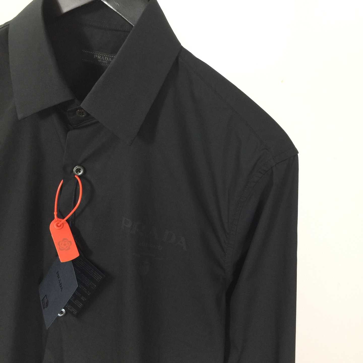 Prada Black Long-sleeve Shirt - FashionPlug