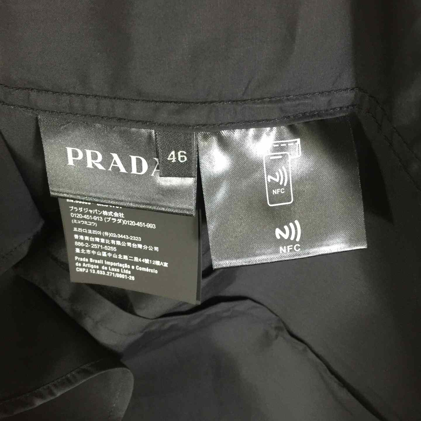 Prada Black Long-sleeve Shirt - FashionPlug
