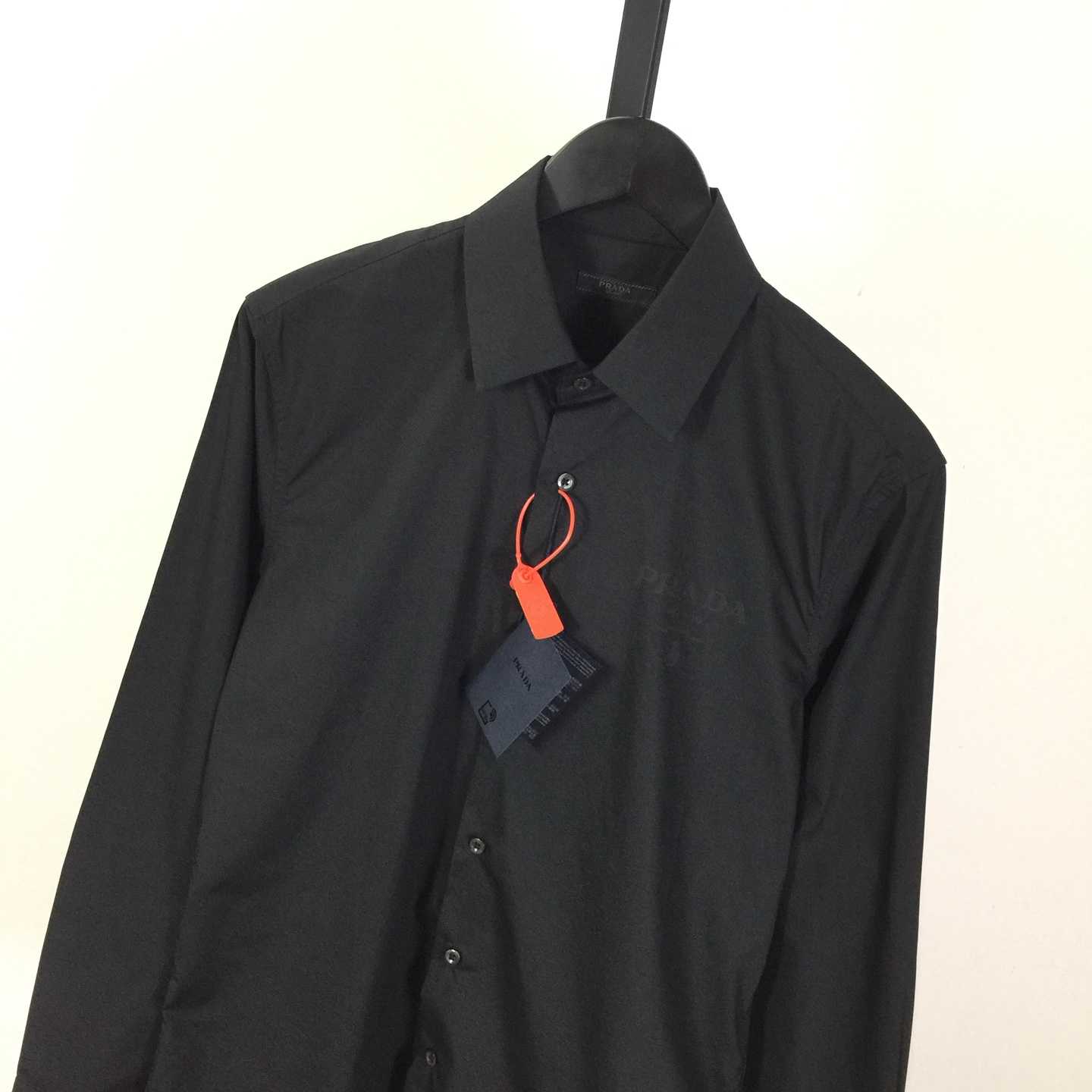 Prada Black Long-sleeve Shirt - FashionPlug