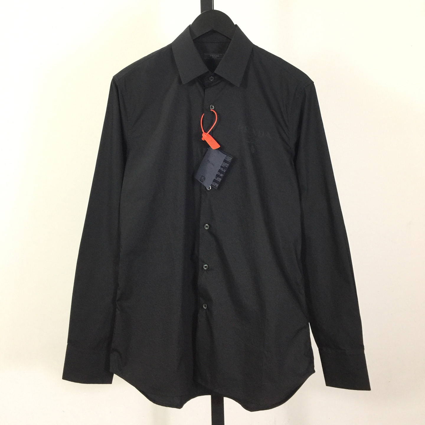 Prada Black Long-sleeve Shirt - FashionPlug