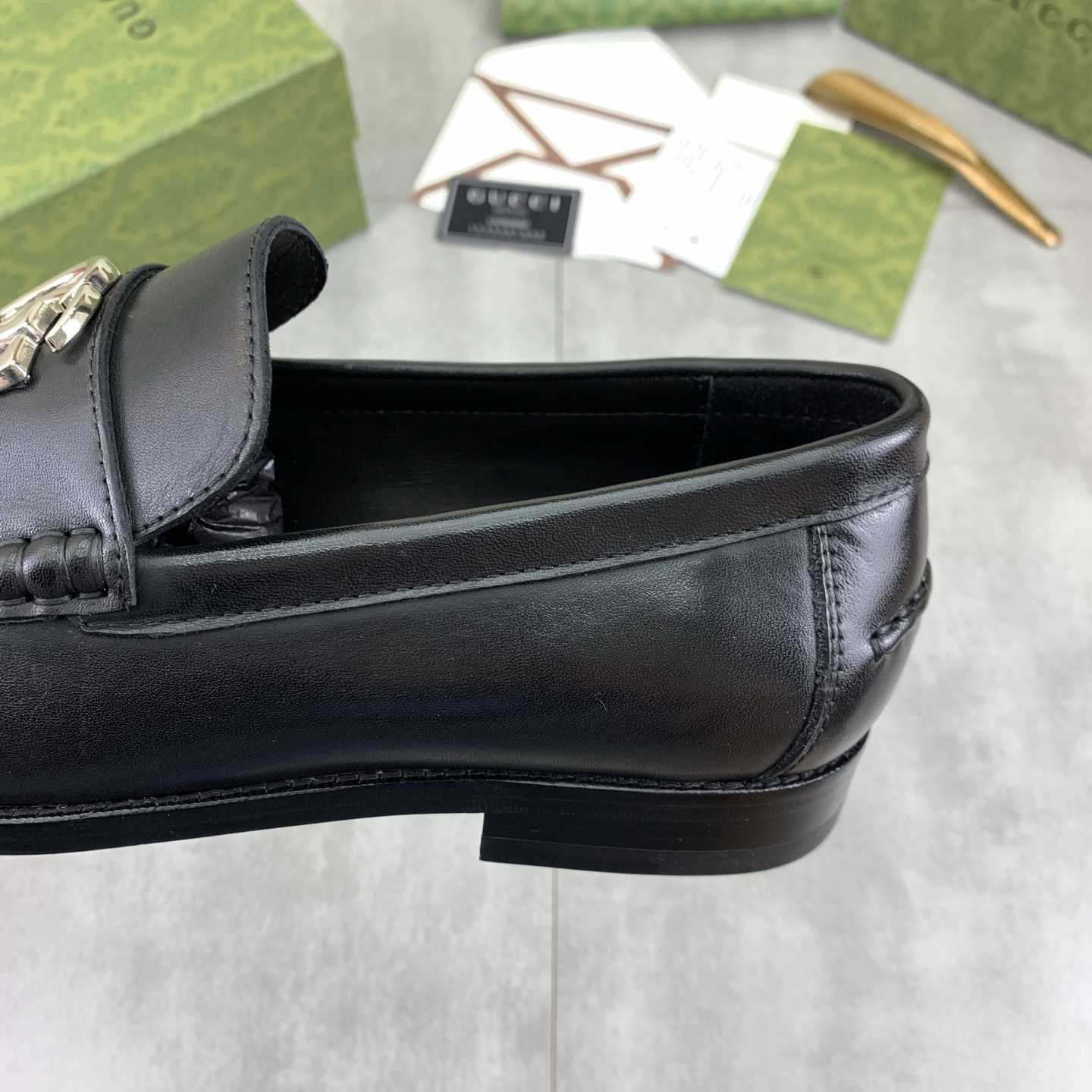 Gucci Loafer With Double G - FashionPlug