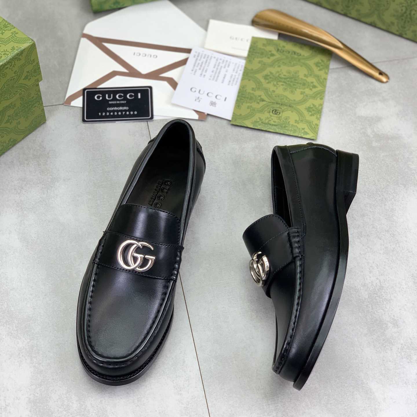 Gucci Loafer With Double G - FashionPlug