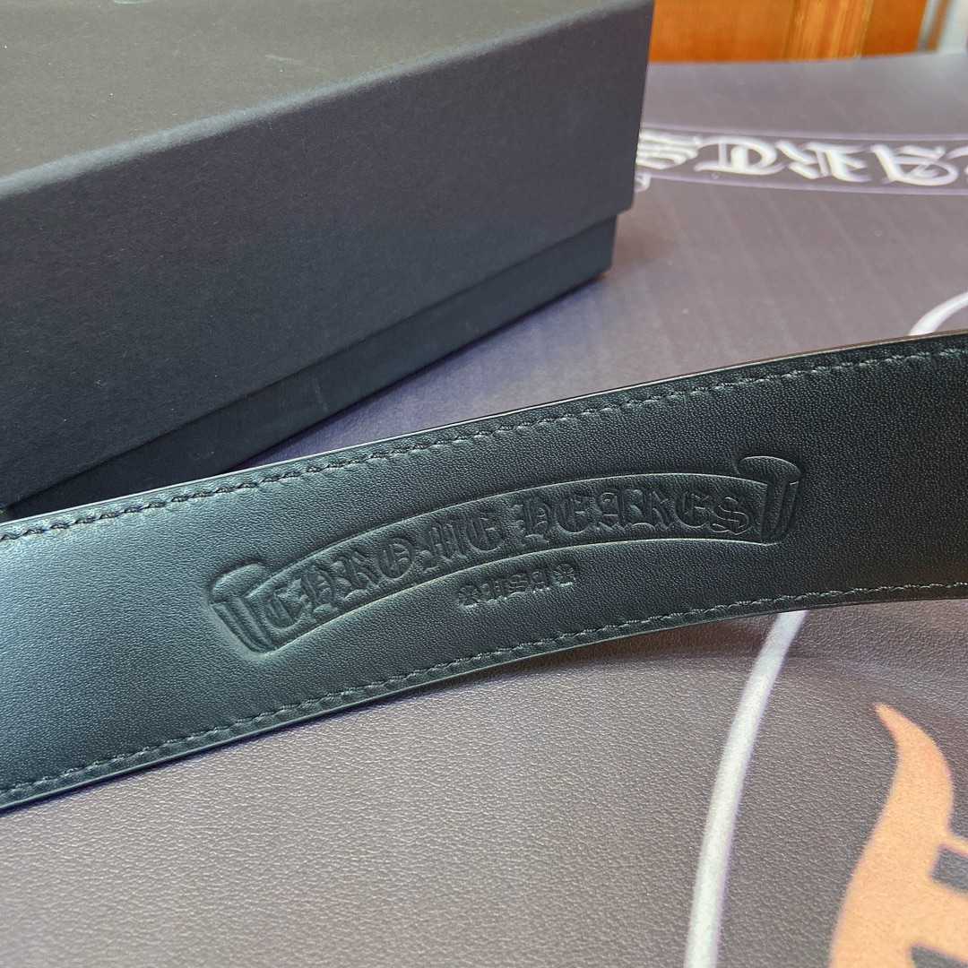 Chrome Hearts Leather Belt   - FashionPlug