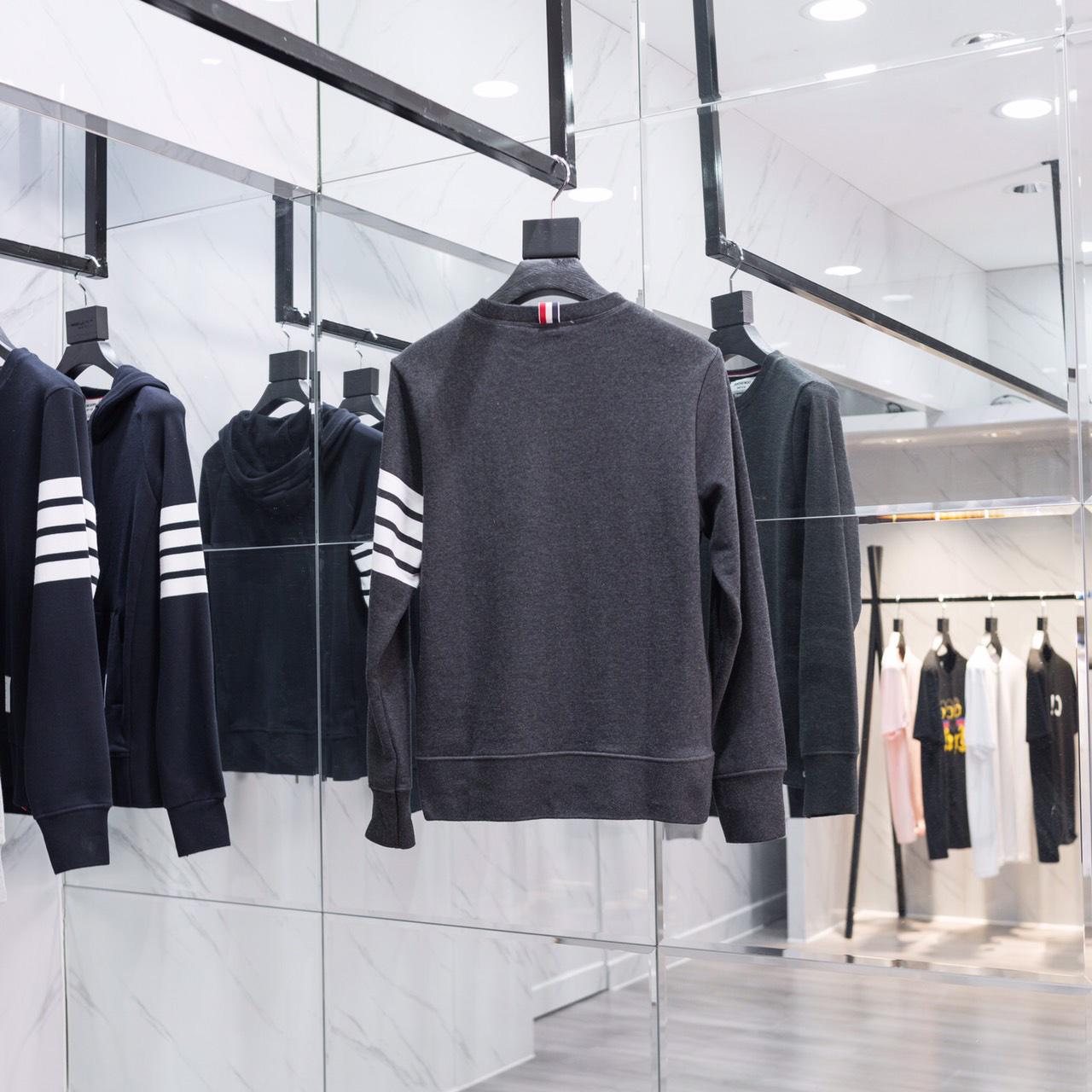Thom Browne Stripe Sleeve Sweatshirt    TB22 - FashionPlug