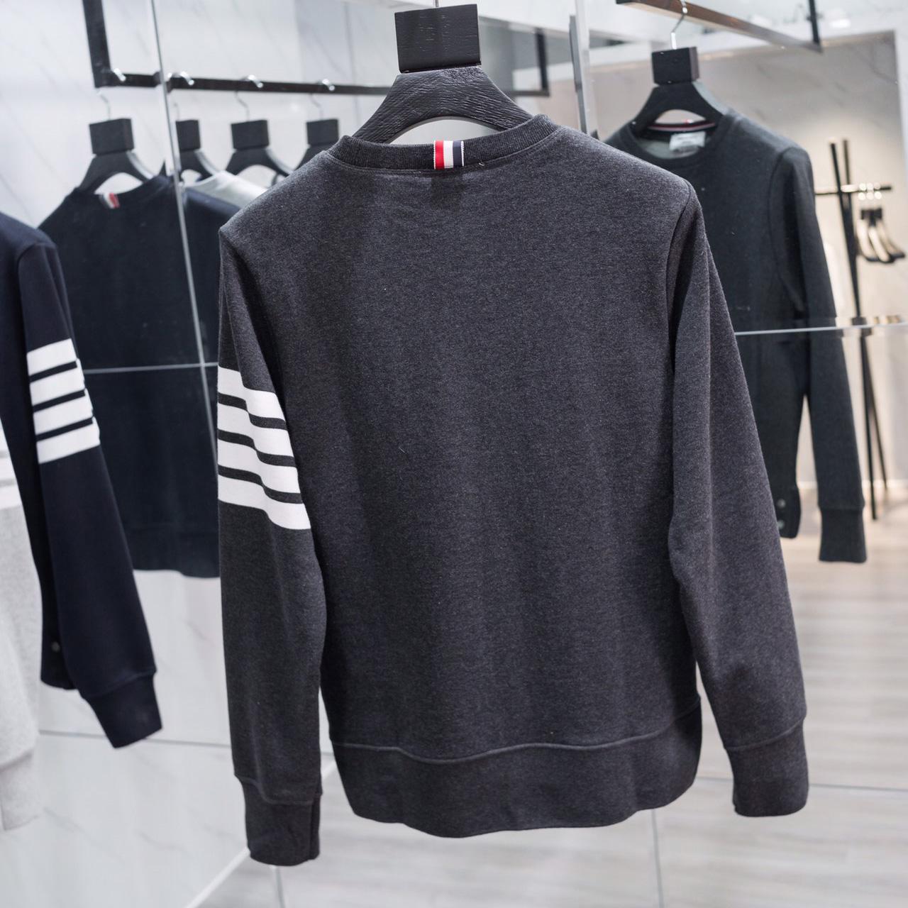 Thom Browne Stripe Sleeve Sweatshirt    TB22 - FashionPlug