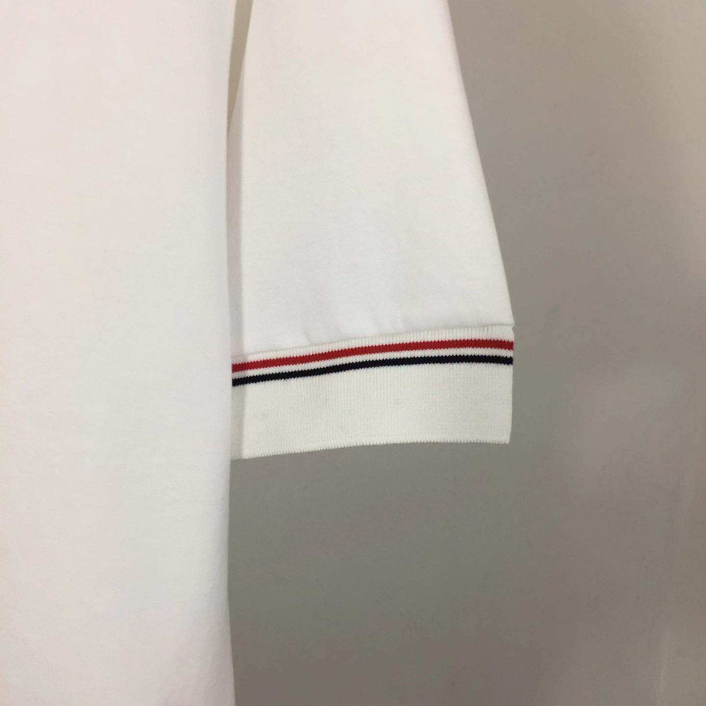 Thom Browne Cotton Rugby Short Sleeve Tee - FashionPlug