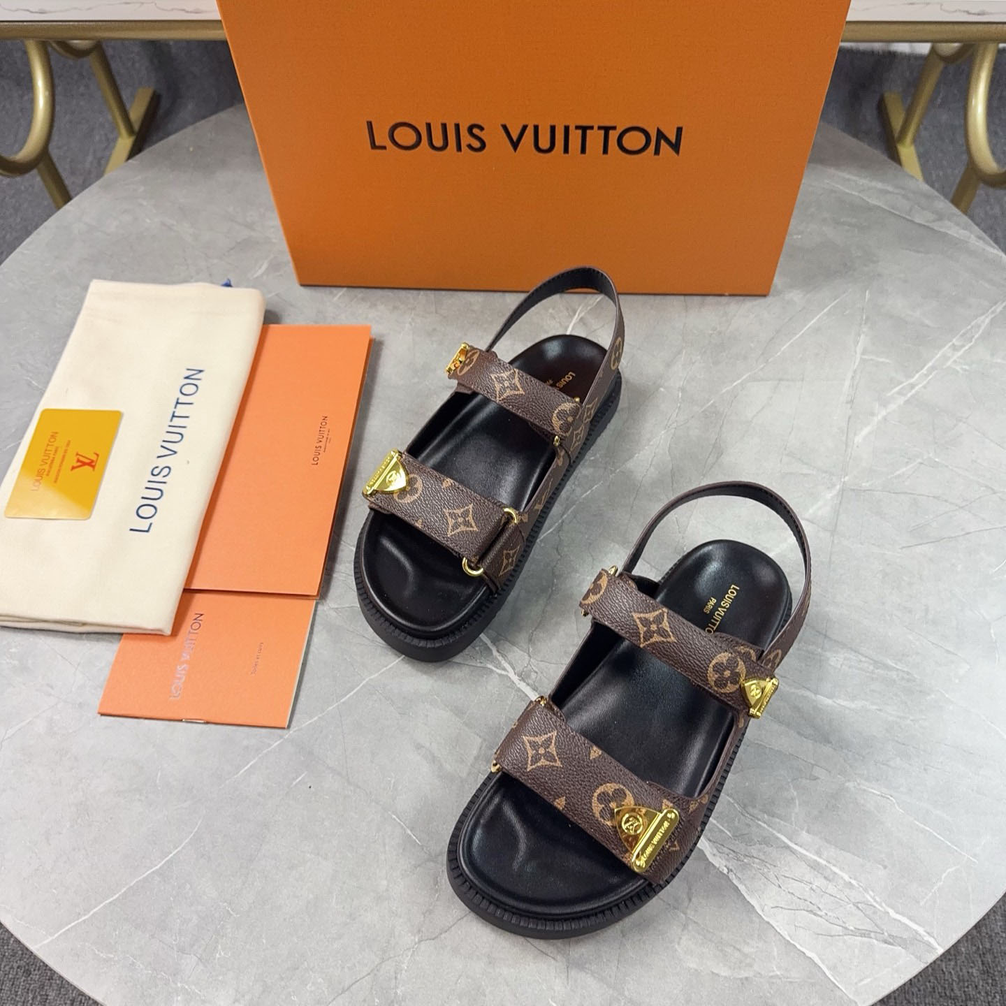 Louis Vuitton LV Sunset Comfort Sandal  1AHNWM - FashionPlug