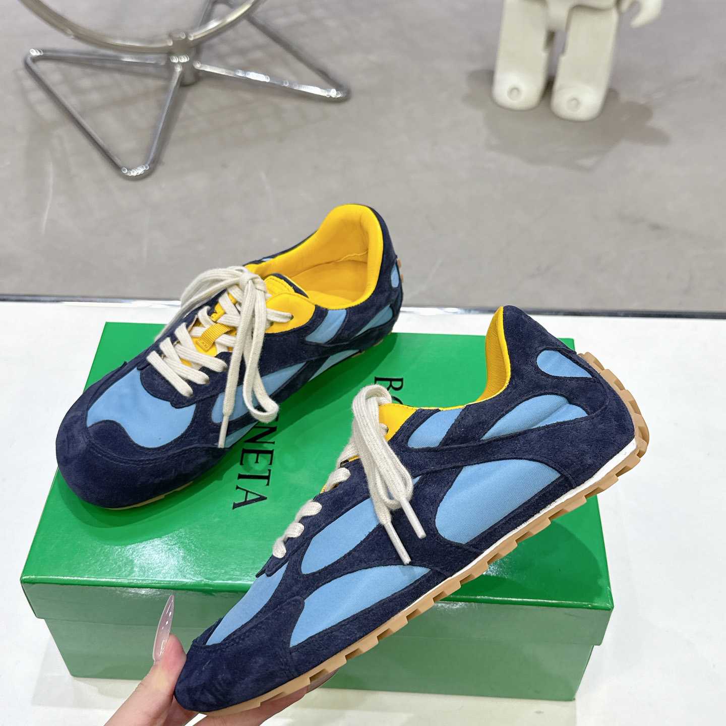 Bottega Veneta Orbit Flash Sneaker - FashionPlug