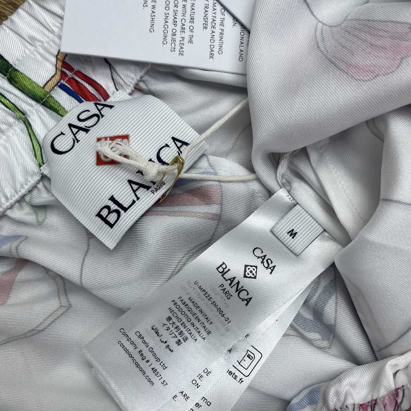 Casablanca Le Vase Brise Silk Trousers    CA3533 - FashionPlug