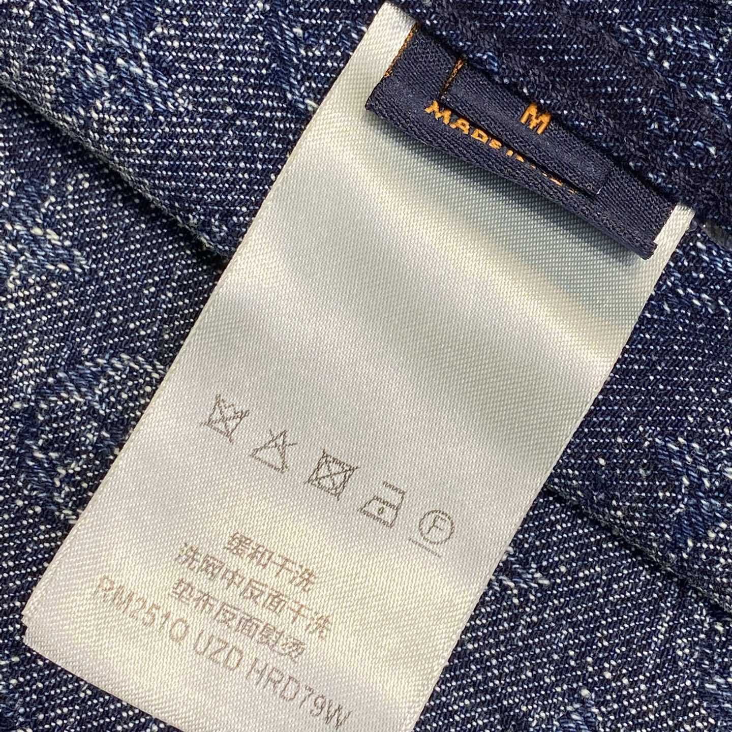 Louis Vuitton Damier Denim Shorts  - FashionPlug