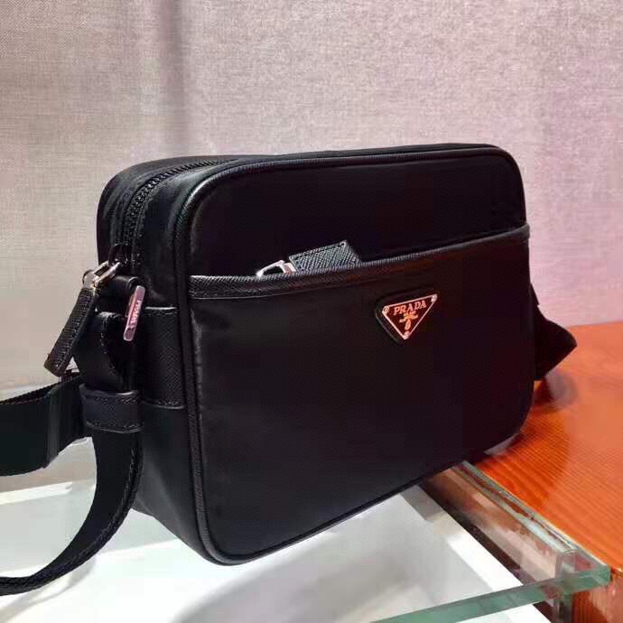 Prada Re-Nylon And Saffiano Shoulder Bag - FashionPlug